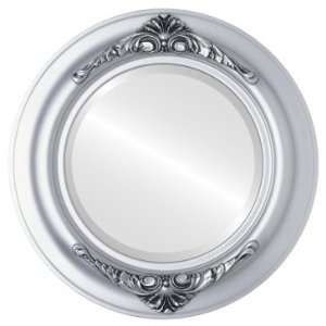    Winchester Circle in Silver Spray Mirror and Frame