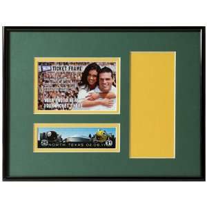   Super Bowl XLV Champions 4 x 6 Game Day Ticket Frame (): Sports
