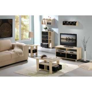 Furinno End Coffee Table   Easy Assembly 99978  