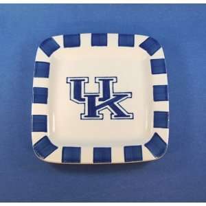  UK Kentucky Wildcats Small Square Ceramic Plate, 8 inches 