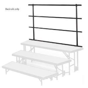   BACKRAIL FOR 3 LEVEL TAPERED CHORAL RISERS  Quick Ship