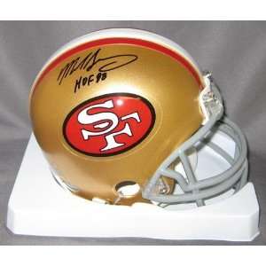 Mike Singletary Signed Mini Helmet   49ers Jsa coa   Autographed NFL 