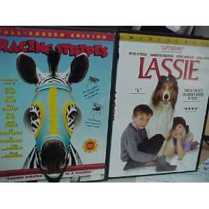  Lassie , Racing Stripes  Family Movie 2 Pack Collection 