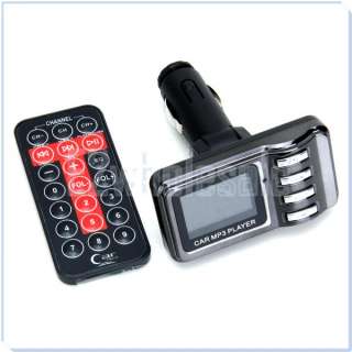 USB Car Kit TV Shape LCD MP3 Player Wireless FM Transmitter Modulator 