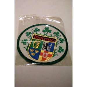 Ireland Woven Embroidery Souvenir Patch    Luck of the Irish Green 