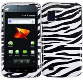 For Boost Mobile ZTE Warp N860 Zebra Snap on Hard Case Phone Cover 