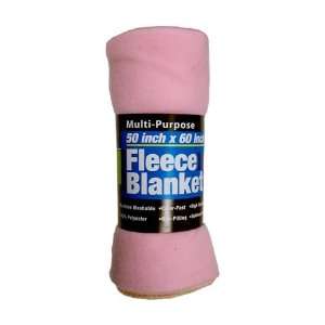  Cozy 50 X 60 Pink Fleece Blanket Throw: Home & Kitchen