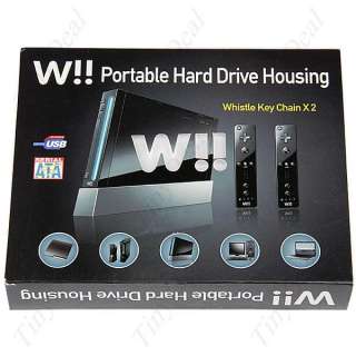 Wii Console Shaped Hard Drive Housing Case GWI 15797  