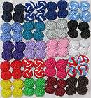 Twenty Pairs of Silk Knot Cufflinks   Great Colour Mix   All 20 Pairs 