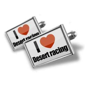  Cufflinks I Love Desert racing   Hand Made Cuff Links A 
