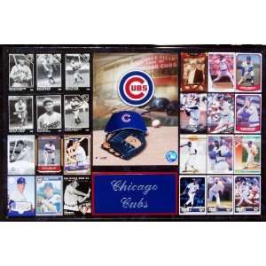  CHICAGO CUBS 16x 24 Team History Plaque Sports 