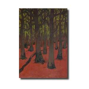   Forest With Red Earth C1891 Giclee Print 