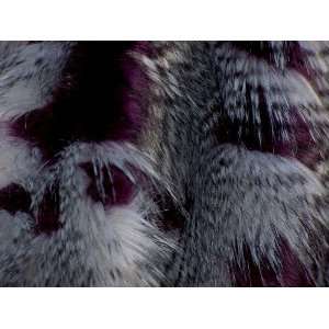 Gaga Maroon Feather Faux Fur to Die For 