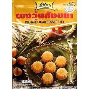 Lobo brand Thai Custard agar dessert   2.8 oz x 5  Grocery 