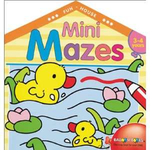   Mini Mazes Fun House Paperbacks (9780806922805) Balloon Books Books