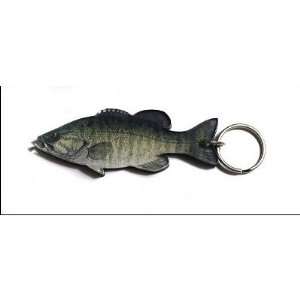  (1x4) Smallmouth Bass Fish Keychain