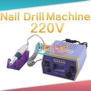   Pedicure Nail Art File Drill Electric 30,000 RPM Machine Salon 220V #7