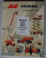 JLG 600S 600SJ 660SJ Manlift Parts Catalog Manual Book  