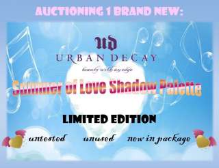 Urban Decay SUMMER OF LOVE Shadow Palette prime potion SALE 20th to 