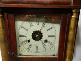   NEW HAVEN CLOCK CO. WEIGHT OPERATED 8 DAY 30 HOUR MANTLE CLOCK  