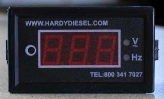 Hardy Diesel Voltage and Frequency meter. Comes ready to be hooked up 