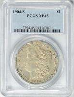 1904 S PCGS XF45 * Key Date Morgan Dollar * #24176387  