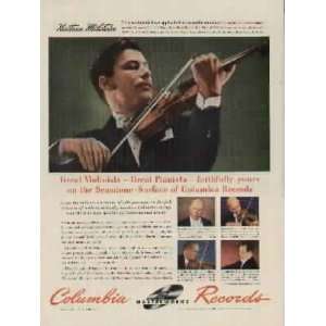  Columbia Records.  1943 Columbia Masterworks Records Ad, A4420