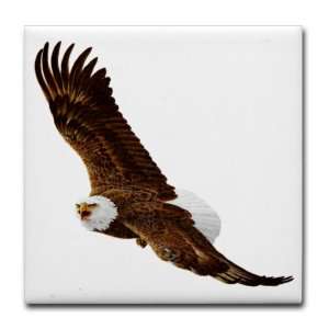  Tile Coaster (Set 4) Bald Eagle Flying: Everything Else