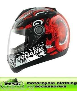 SHARK S500 Skully Motorcycle Crash Helmet XL KRW  