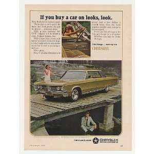   Chrysler New Yorker 4 Door Hardtop Spice Gold Print Ad