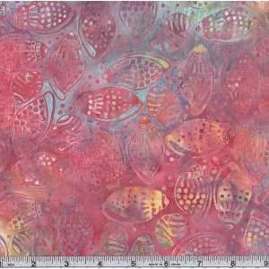   Batik Seashells Rainbow Fabric By The Yard Arts, Crafts & Sewing