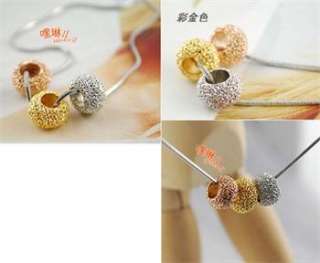 Korean Fashion Nice Scrub Beads Ball String Necklace x77 great gift 