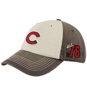Twins Enterprise Chicago Cubs Natural Franchise Rough Seam Fitted Hat