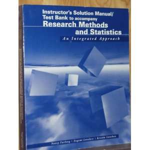 Instructors Solution Manual / Test Bank to Accompany Research Methods 