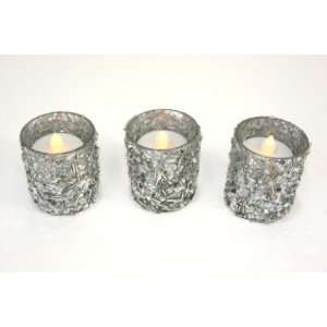  Holders with Battery Operated Flickering Tealights: Home Improvement