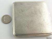   COMPACT   Makeup Compress Sterling Silver w/ Mirror IMP Cloth  