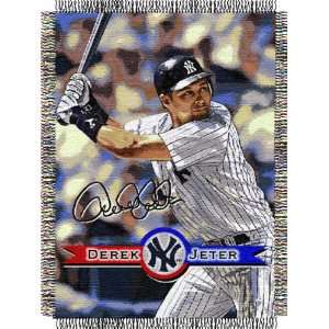  New York Yankees Derek Jeter 48x60 Players Tapestry Throw 