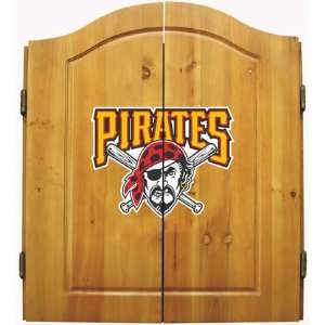  Pittsburgh Pirates MLB Dart Board w/Cabinet Sports 