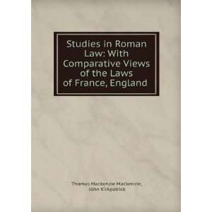  Studies in Roman Law With Comparative Views of the Laws 