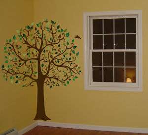 FT. BIG TREE BROWN & GREEN WALL DECAL Sticker Mural  