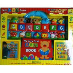   Very First Abc Book with Alphabet Door Hanger and 26 Soft Characters