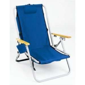  RIO Deluxe Backpack Chair Wood Arms