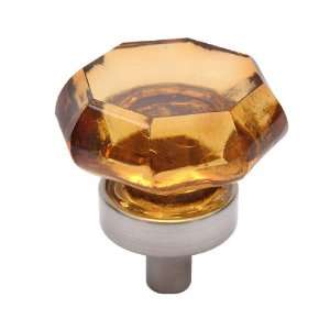  Old Town Glass Knob Amber 1