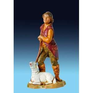  Fontanini, Roman Inc., Paul, Shepherd with Sheep Figure 