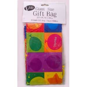  Giant Size Gift Bag With Tag and Ribbon, 36 x 44 Inches 