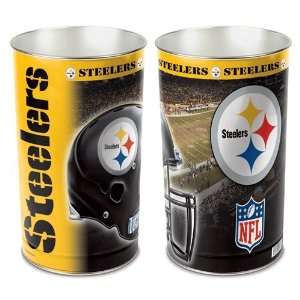   Steelers Waste Paper Trash Can   NFL Trash Cans