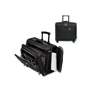   Move case quickly and easily with retractable, push button, locking