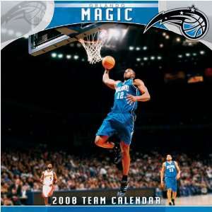  ORLANDO MAGIC 2008 NBA Monthly 12 X 12 WALL CALENDAR 