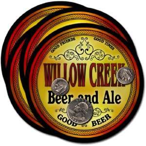 Willow Creek , CO Beer & Ale Coasters   4pk
