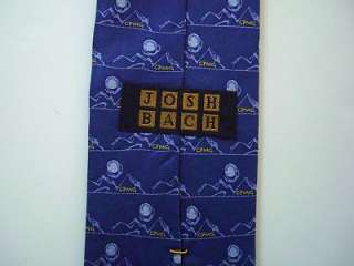 4892 Silk Blue Necktie Mens Tie JOSH BACH 4  